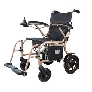 Fauteuil roulant de batterie au lithium léger pliable portatif fauteuil roulant électrique pliant motorisé pour les handicapés - Product Image 1