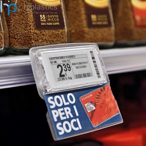 Hệ thống trưng bày <span class=keywords><strong>POP</strong></span> bán lẻ bằng nhựa PP Hiplastics, giá đỡ màn hình ESL để quảng cáo siêu thị - Product Image 1