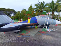 Avion géant gonflable, modèle d'avion gonflable, aéronef gonflable
