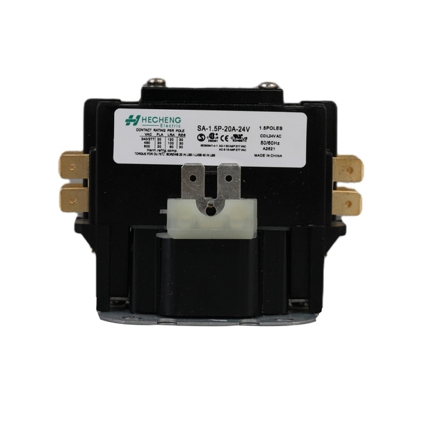 SA-2P 1P 2 Poles FLA 20-40A 24/120/208-240/277/380/480V Air Conditioner Condenser Compressor Definite Purpose Contactor