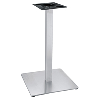Luxe Heavy Duty Meubles Jambes Restaurant Bureau Métal Moderne Accents Salle À Manger Café Argent Table Chrome Bases En Acier Inoxydable