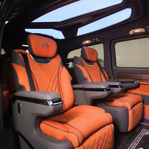 Asiento de sofá VIP de lujo para Alphard Sprinter Vito RV Motorhome Bus Van hecho de cuero PU y material de PVC - Product Image 3
