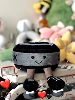Peluche Jelly Cat Hockey, jouet confortable et mignon pour enfants, idéal pour les fêtes d'hiver, cadeau d'anniversaire, en coton PP super doux