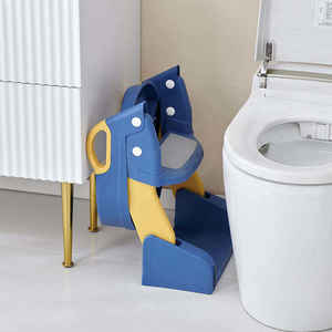 Nuovo Design Sedile <span class=keywords><strong>WC</strong></span> Pieghevole Regolabile per Bambini, <span class=keywords><strong>Vasino</strong></span> con Gradino per l'Addestramento al Bagno - Product Image 3