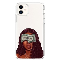 Plus de 1000 designs personnalisés MAKE MONEY Spoiled Girl Coque en silicone TPU pour iPhone 11 12 13 14 15 Pro Max Coque de téléphone imprimée par sublimation
