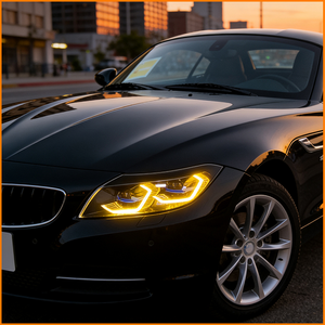 Faro Delantero para <span class=keywords><strong>BMW</strong></span> <span class=keywords><strong>Z4</strong></span> E89 2009-2015, 4 Luces Bajas, 8 Luces Altas, Proyector LED, Ojos de Ángel, Luz Diurna, Faro Automático - Product Image 3
