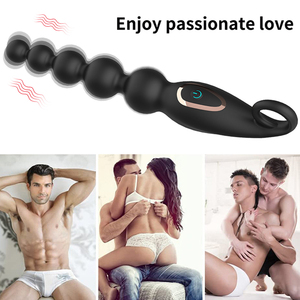 Vibrador Anal de Silicona, Tapón Anal, Estimulador de Punto G, Juguete Sexual para Adultos, Masturbación, Cuentas Anales para Parejas - Product Image 4
