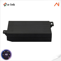 Injektor PoE+ 30W dengan Layar LED, Input AC 85-265V, Daya Siaga Rendah 0.5W, Pemasangan di Dinding untuk Digital Signage
