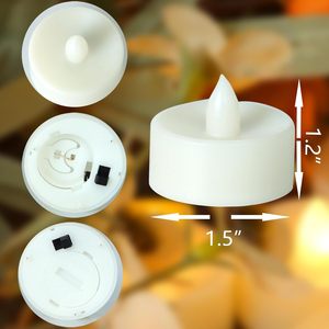 Factory Outlet Eco-Friendly Warm White LED <b>Tea</b> <b>Light</b> Candle Battery for Home Decoration Weddings Halloween <b>Christmas</b> Votive - Product Image 2