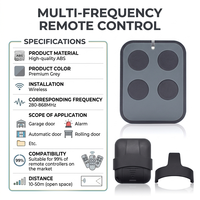 SMG-239 Télécommande multifréquence pour porte de garage : Duplicateur de codes fixes et roulants 280MHz-868MHz pour portail, alarme et barrière