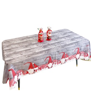 2025 <span class=keywords><strong>nappe</strong></span> de noël Polyester Rectangle Table à manger couverture maison Navidad décorations de noël - Product Image 5