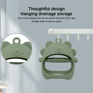 Neuheit <span class=keywords><strong>2025</strong></span> BPA-freier Beißhandschuh für Babys – Beißspielzeug aus Silikon für Säuglinge von 0–6 Monaten, sensorisches Kauspielzeug im Cartoon-Tier-Design, Großhandel - Product Image 3