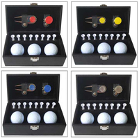 Ensemble d'accessoires de golf personnalisé Boîte cadeau de golf complète avec balles en t et outil de divot pour les passionnés