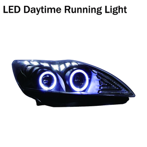 Phare de voiture pour 2009 à <span class=keywords><strong>2014</strong></span> pour <span class=keywords><strong>Ford</strong></span> LED Daytime Running Light Noir Modifié Style 2N11-15201-AC - Product Image 3