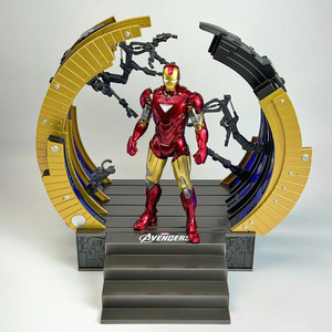 Zd Toys Iron Man Original y Genuino de Marvel, Edición 10.º Aniversario - IRON MAN <span class=keywords><strong>MK</strong></span> 6 CON PLATAFORMA DE INSTALACIÓN, Figuras de Acción a Escala 1/10 con Articulaciones Móviles - Product Image 5