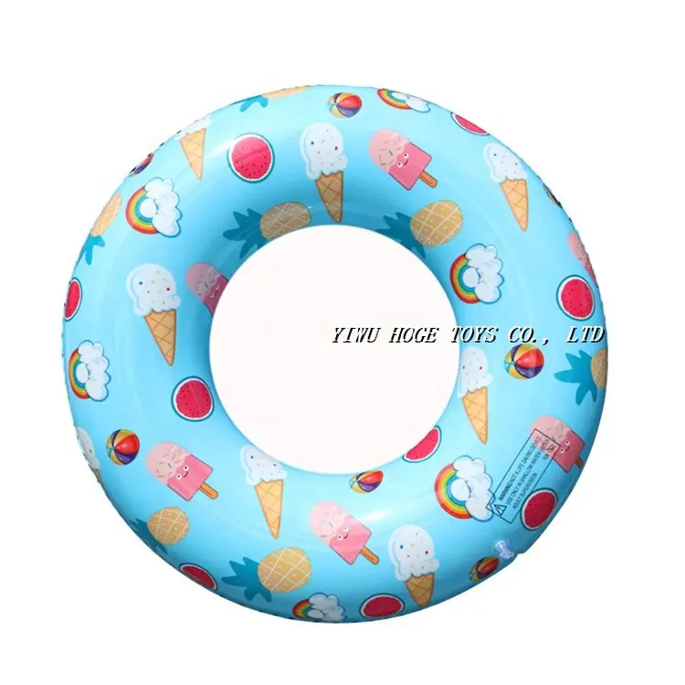 Распродажа EN71 ПВХ красочные надувные детские плавательные кольца для бассейна для вечеринки