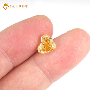 รายงาน IGI ของ Goldleaf เพชรสังเคราะห์เจียระไนรูปหัวใจ สีเหลืองสดใส ขนาด 1-3 กะรัต ระดับความสะอาด VVS VS เพชรแล็บสำหรับทำเครื่องประดับ - Product Image 5