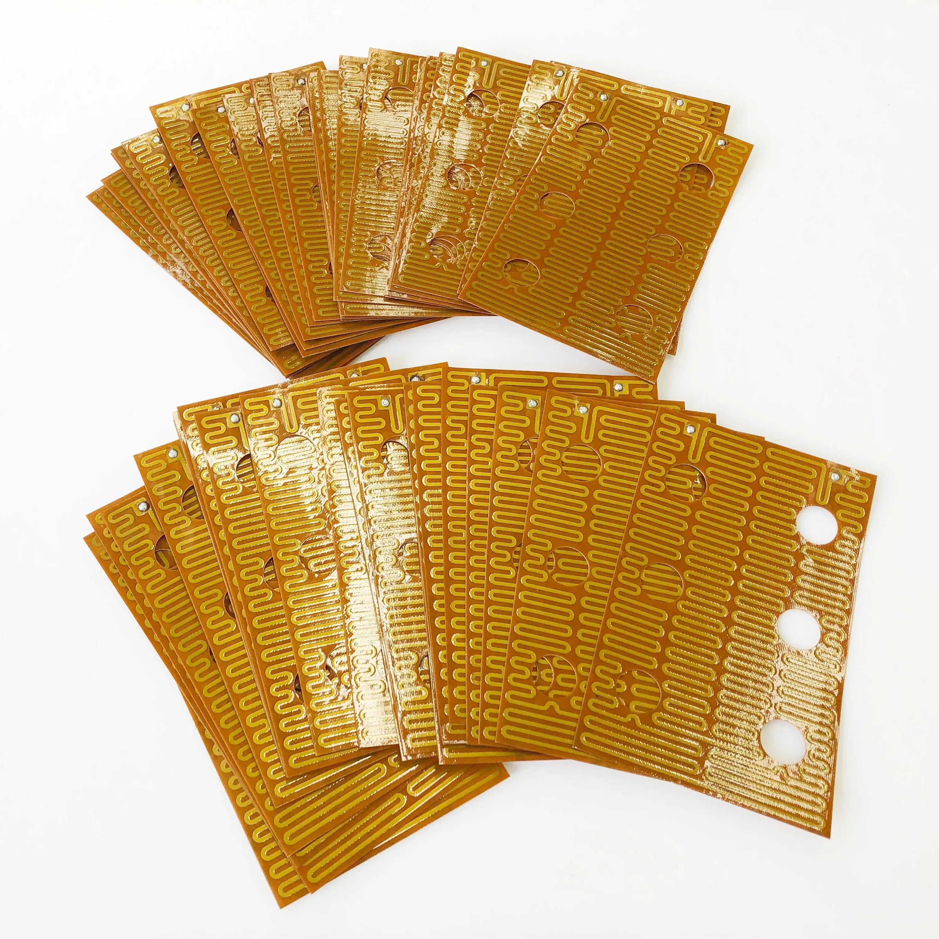 Customized 12v Electric Flexible Heating Film Industrial Heating Pads Kapton Polyimide Heater