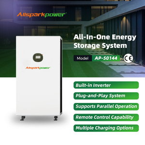 ระบบจัดเก็บพลังงานแสงอาทิตย์สำหรับบ้านอัจฉริยะ อินเวอร์เตอร์ AC 5kW แบตเตอรี่ลิเธียมไอรอนฟอสเฟต 48V 100Ah ความจุ 14.4kWh กำลังไฟฟ้าสูงสุด 7kW - Product Image 3