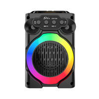 ZQS1368 Nuevo Mini Altavoz Portátil Inalámbrico BT de Madera, Caja de Sonido con Subwoofer y Bajos Potentes, Regalo de Navidad