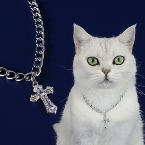 Pet Necklace Luxury Adjustable Pet <strong>Collar</strong> for Small Medium <strong>Dogs</strong> Cats Fashion Puppy Kitten Cosplay Necklace Pet Accessories - Product Image 4