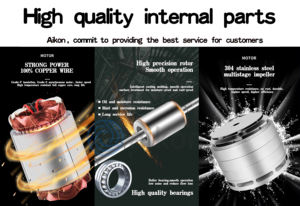 مضخة طرد مركزي أفقية ثلاثية الأطوار للري الزراعي - Product Image 4