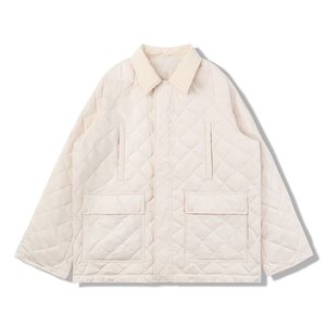 Automne hiver nouveauté manteau matelassé classique de Style britannique rétro Gentleman imperméable léger tricoté mince chaud - Product Image 1