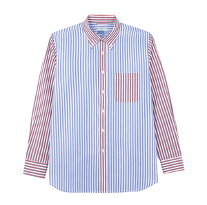 <span class=keywords><strong>Camicia</strong></span> in cotone elasticizzato a maniche lunghe da uomo alla moda - Product Image 1