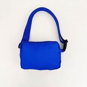 Nouvelle sacoche unisexe élégante et simple, sac banane coloré avec impression de logo, en tissu doux/coton, idéal pour les voyages quotidiens et les activités de plein air - Product Image 5