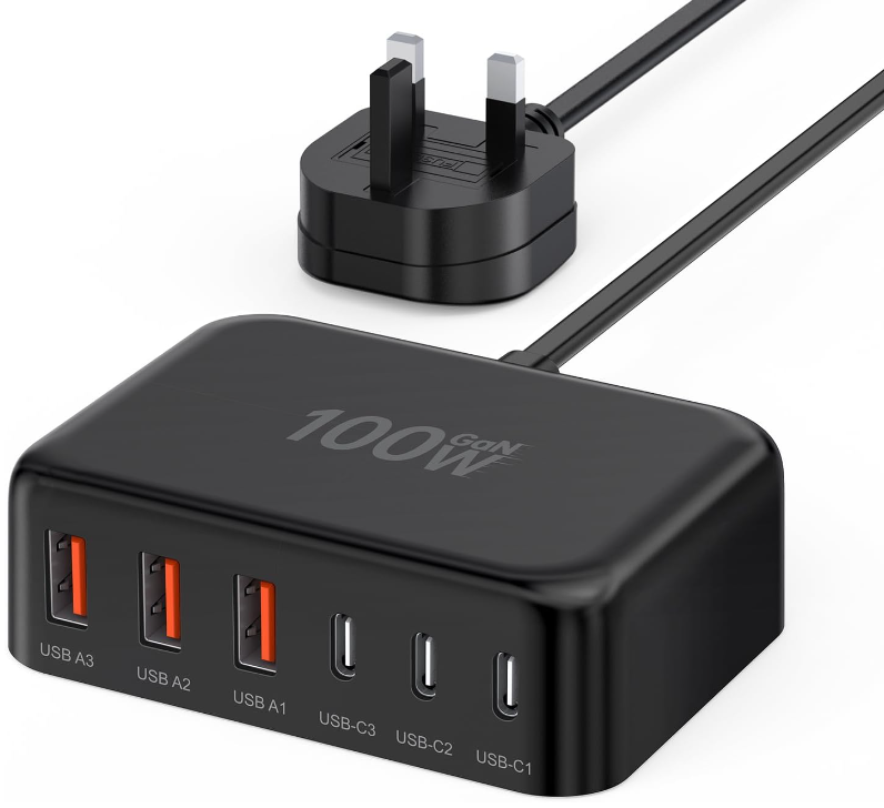 Chargeur rapide noir