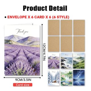 Cartes de remerciement personnalisées avec logo, cartes de vœux professionnelles gaufrées de luxe, finition mate, vente en gros pour employés, cadeaux de Noël et de Thanksgiving - Product Image 5