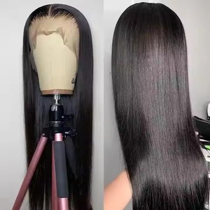Vietnamese <b>Human</b> Hair Lace Front <b>Wig</b> Long Straight 100% <b>Human</b> Hair Can Be Dyed and Permed - Product Image 3