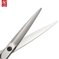 Tijeras Profesionales de Acero Inoxidable Mate HUASIS BE81 para Peluqueros Caninos, 7", 7.5", 8", Corte Suave, 440C