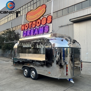 Camion de nourriture mobile multifonctionnel de haute qualité, remorque en acier inoxydable, snack, hot-dog, glace, barbecue à vendre - Product Image 2