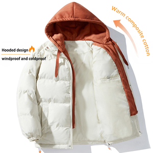 Giacca Leggera e Calda all'Ingrosso Giacca Invernale Imbottita Antivento Personalizzata Piumino da Uomo Taglie Forti - Product Image 3