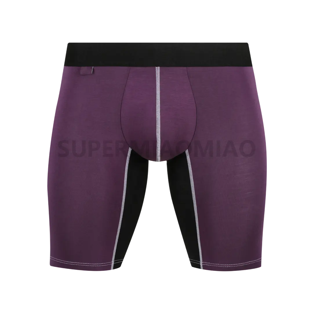 Sous-vêtements longs en bambou, sous-vêtements de sport pour hommes, sous-vêtements longs en bambou, caleçons