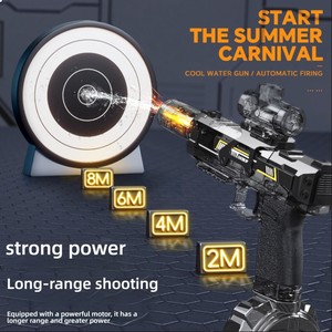 Pistola de Agua Eléctrica de Juguete de Plástico de Disparo Continuo de Alta Velocidad con Diseño de Ratón de Hielo, Pistola de Agua Eléctrica de Juguete para Niños - Product Image 5