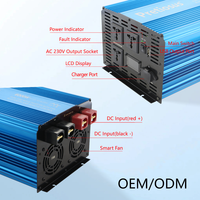 Pretiosus onduleur 6000 watts UPS 12V à 110V 220V Bluetooth et télécommande onduleur à onde sinusoïdale pure avec prix d'usine