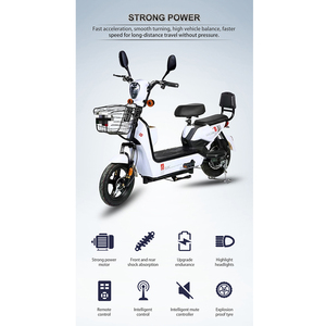 Dành Cho Người Lớn Pin Điện Tử Thành Phố E-Xe Đạp Xe Đạp 48V 350W Xe Đạp Điện - Product Image 4