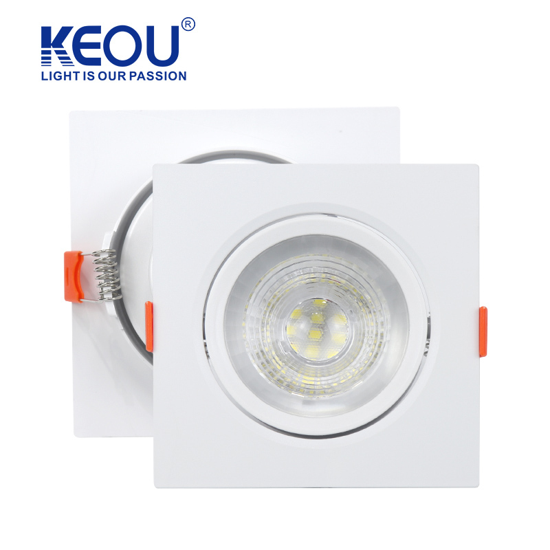 KEOU Plastic 9W Recessed Mini Spotlight
