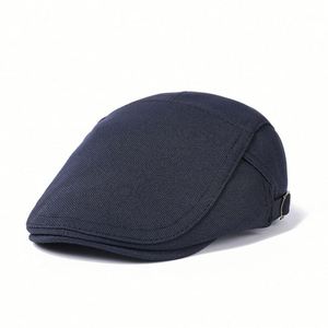 Boina Estilo Inglés Vintage Unisex, Gorra Plana Tipo Ivy para Adultos, Hombres y Mujeres, Estilo Literario Juvenil para Uso Casual o al Aire Libre - Product Image 6