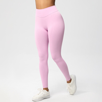 Nieuwe damesmode effen yogabroek, zachte workout leggings in plus size, casual fitness stijl voor hippe meiden