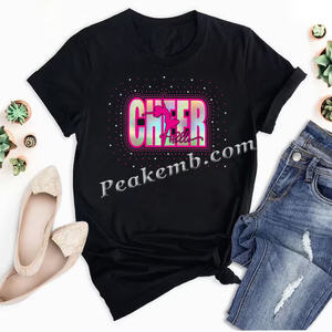 Shinny Cheer Hologram Rainbow Vinyl Stretch <span class=keywords><strong>Film</strong></span> Iron-on Scatter Stones pour sweat-shirt et t-shirts personnalisés - Product Image 6