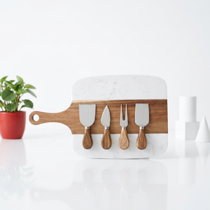 SKYJOY USA Stock Planche de service rectangulaire en bois écologique pour charcuterie et fromages, coffret cadeau pour femmes, Chine-Noël Mariage - Product Image 3