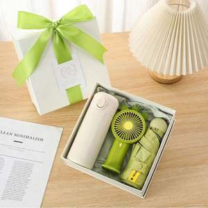 Regalo para el Día del Maestro, Regalo Empresarial, Juego de Vasos de Vidrio y Papel y Paraguas con Serigrafía Personalizada - Product Image 5