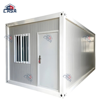 Petites maisons à vendre pour bureau à domicile ou entrepôt Maisons conteneurs en bois détachables avec acier et panneau sandwich