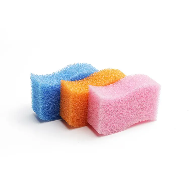 Manufacture Low Price Scrub Soft in Warm Water Hard in Cold Water Cleaning Scouring Pads for Kitchen