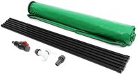 Baril pliable de collecte d'eau de pluie en PVC de 50/100 gallons pour recueillir l'eau de pluie de la gouttière