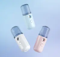 Elektrikli güzellik spa taşınabilir profesyonel nano püskürtücü mister mini iyonik saç soğuk yüz yüz buhar makinesi
