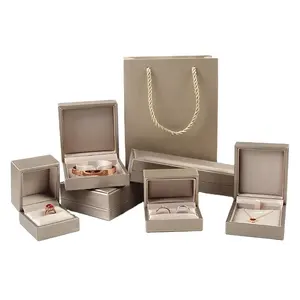 Boîte à bague de fiançailles en velours, style romantique doux et personnalisé, boîte à bijoux, emballage de cadeau, taille personnalisée CN;FU